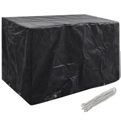 Housses de salon de jardin 2 pcs 8 œillets 140x70x90 cm 