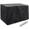 Housses de salon de jardin 2 pcs 8 œillets 140x70x90 cm 