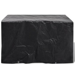 Housses de salon de jardin 2 pcs 8 œillets 140x70x90 cm 