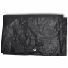 Housses de salon de jardin 2 pcs 8 œillets 140x70x90 cm 