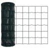 Clôture Euro avec 7 poteaux flasques 0,6 x 10 m en acier galvanisé 