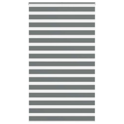 Store zèbre gris foncé largeur du tissu 130,9 cm polyester 