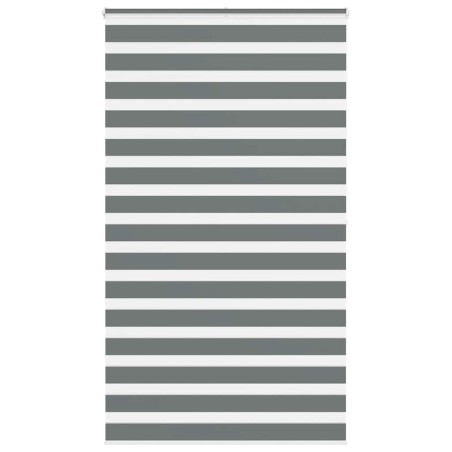 Store zèbre gris foncé largeur du tissu 130,9 cm polyester 
