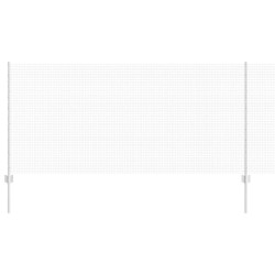 Kit de Clôture en Fil de Fer Ensemble de 2 Acier Galvanisé Durable 