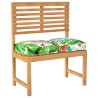 Coussins de palette vieXL pour siège 2 pcs Tropical Jungle 40x40x8 cm - Tissu Oxford 