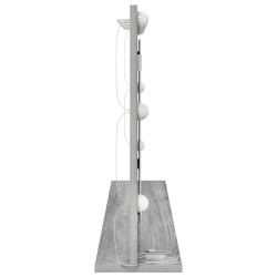 Miroir de vanité Sonoma gris Panneau de particules, Verre 