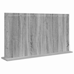 Miroir de vanité Sonoma gris Panneau de particules, Verre 