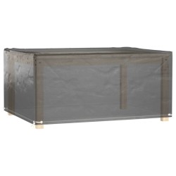 Housses salon de jardin2pcs 8œillets 160x120x75cm rectangulaire 