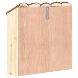 Hôtel à insectes 30x10x30 cm Bois de sapin 