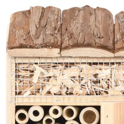 Hôtel à insectes 30x10x30 cm Bois de sapin 