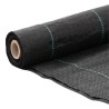 Membrane anti-mauvaises herbes noir 4x10 m PP 