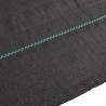 Membrane anti-mauvaises herbes noir 4x10 m PP 