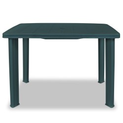 Table de jardin Vert 101 x 68 x 72 cm Plastique 