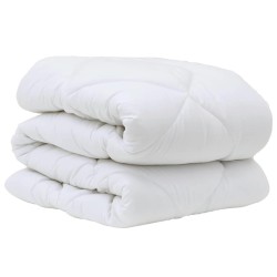 Couettes & Duvets Blanc 135 x 200 cm Microfibre 