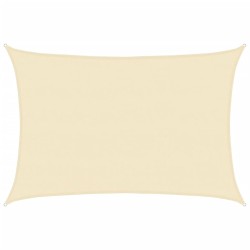 Voile d'ombrage 160 g/m² Crème 5x6 m PEHD 