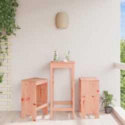 Tabourets de bar lot de 2 40x36x75 cm bois massif Douglas 