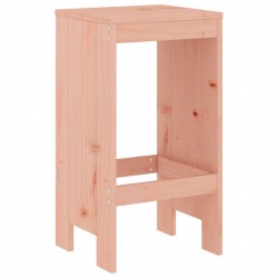 Tabourets de bar lot de 2 40x36x75 cm bois massif Douglas 