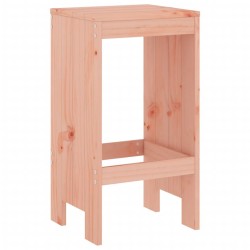Tabourets de bar lot de 2 40x36x75 cm bois massif Douglas 