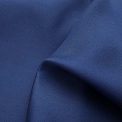 Rideaux occultants avec anneaux en métal 2 pcs Bleu 140x245 cm 
