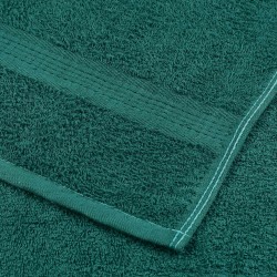 Ensemble de serviettes 8 pcs vert 360 g/m² 100% coton 