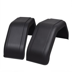 Garde-boue 2 pcs pour roues de remorque 220 x 760 mm 