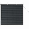 Store de Fenêtre avec des rideaux Autre Noir 80 x 130 cm Aluminium 
