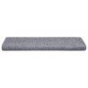 Tapis d'escalier autocollants vidaXL, 20 pièces, 65 x 21 x 4 cm, gris clair, bord rectangulaire 