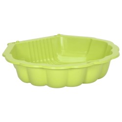 Bacs à sable 2 pcs Vert 77x87x21 cm Plastique 