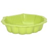 Bacs à sable 2 pcs Vert 77x87x21 cm Plastique 
