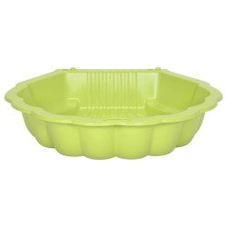 Bacs à sable 2 pcs Vert 77x87x21 cm Plastique 