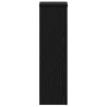 Supports pour Plantes - 2 pcs en Chêne Noir - 17 x 17 x 60 cm - Bois d'Ingénierie 