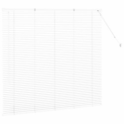 Store de Fenêtre avec des rideaux Autre Blanc 80 x 130 cm Aluminium 