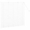 Store de Fenêtre avec des rideaux Autre Blanc 80 x 130 cm Aluminium 