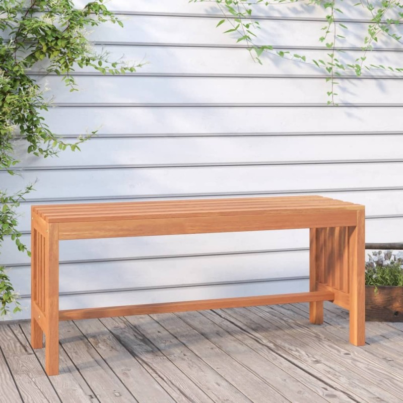 Banc de jardin 110 cm bois massif d'eucalyptus 