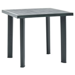 Table de jardin Vert 80x75x72 cm Plastique 