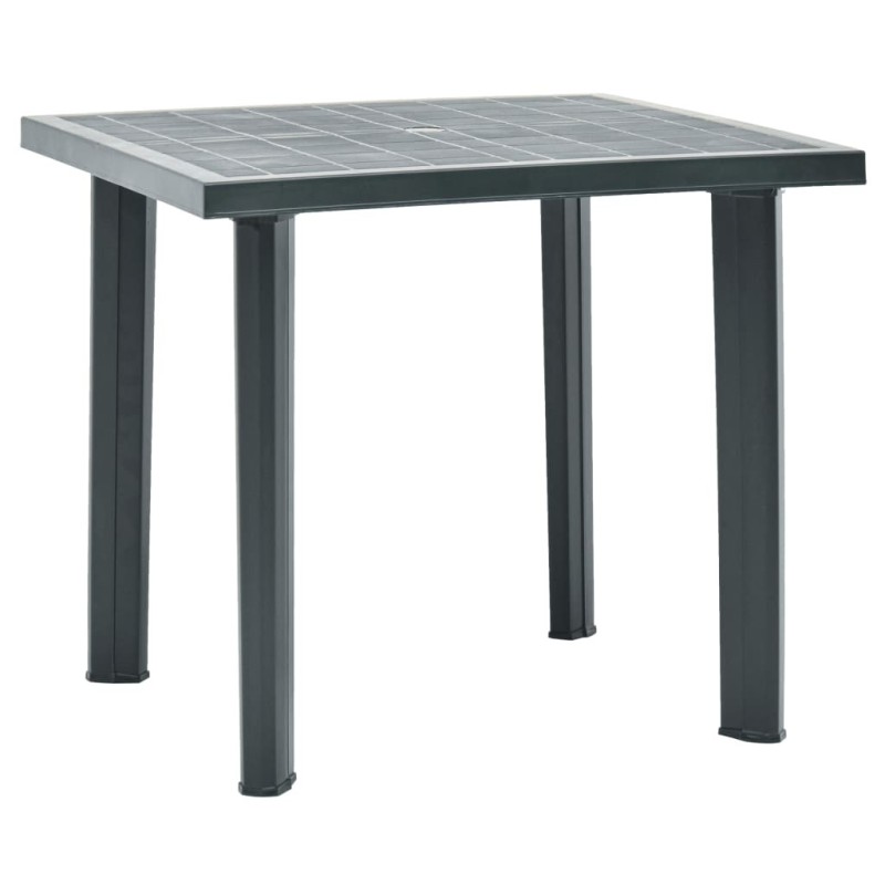Table de jardin Vert 80x75x72 cm Plastique 