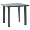 Table de jardin Vert 80x75x72 cm Plastique 