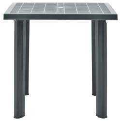 Table de jardin Vert 80x75x72 cm Plastique 