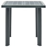 Table de jardin Vert 80x75x72 cm Plastique 