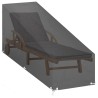 Housses pour chaise longue 2 pcs 12 œillets 200x65x35/60 cm PE 