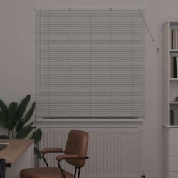 Store de Fenêtre avec des rideaux Autre Blanc 135 x 175 cm Aluminium 
