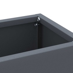 Support de parapluie - Anthracite, 28x12x41 cm, Acier 