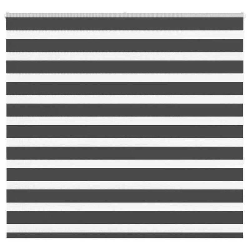 Store zèbre noir 160x150 cm largeur du tissu 155,9 cm polyester 