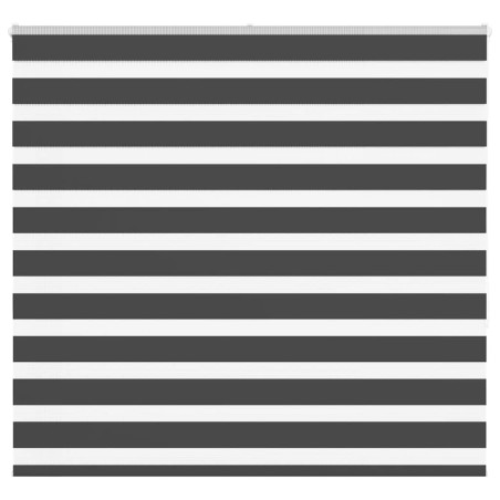 Store zèbre noir 160x150 cm largeur du tissu 155,9 cm polyester 