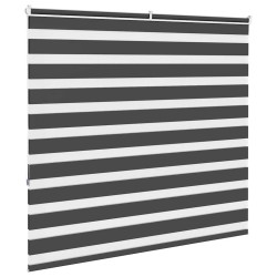 Store zèbre noir 160x150 cm largeur du tissu 155,9 cm polyester 