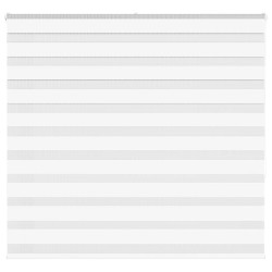 Store zèbre blanc 160x150 cm largeur du tissu 155,9cm polyester 