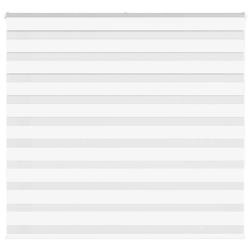 Store zèbre blanc 160x150 cm largeur du tissu 155,9cm polyester 