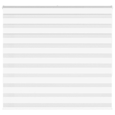 Store zèbre blanc 160x150 cm largeur du tissu 155,9cm polyester 