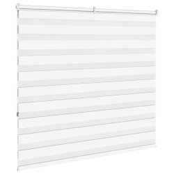 Store zèbre blanc 160x150 cm largeur du tissu 155,9cm polyester 