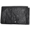 Housses de salon de jardin 2 pcs Rotin 8 œillets 180 x 140 cm 